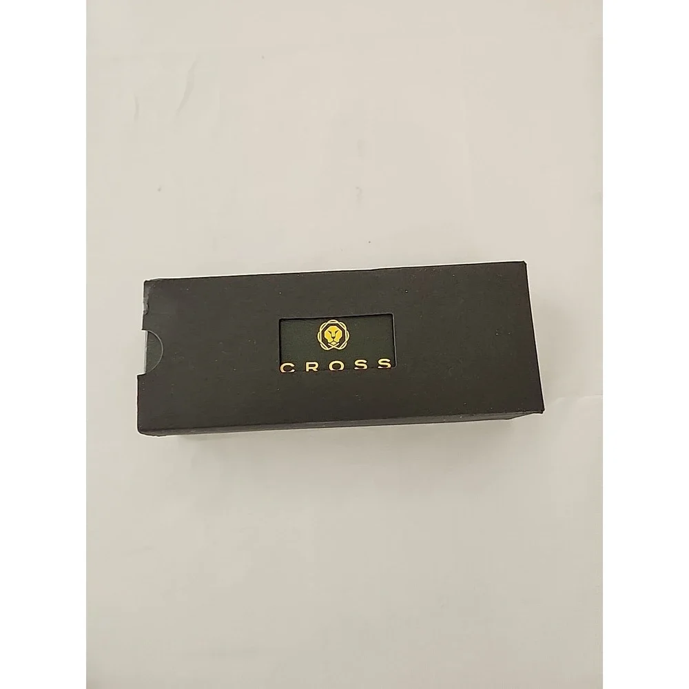 CROSS CALAIS Chrome/Blue Refillable Rollerball Pen Gift Box Med Point CFS Logo
